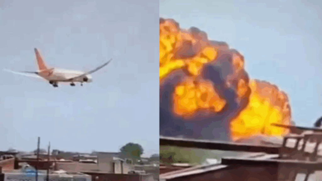 Avião com 242 pessoas a bordo cai na Índia após decolagem