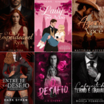 Mosaico com 10 capas de eBooks disponíveis no Kindle Unlimited em julho 2025, com foco em romances contemporâneos e protagonismo feminino.