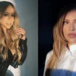 À esquerda, Mariah Carey e à direita, Luisa Sonza