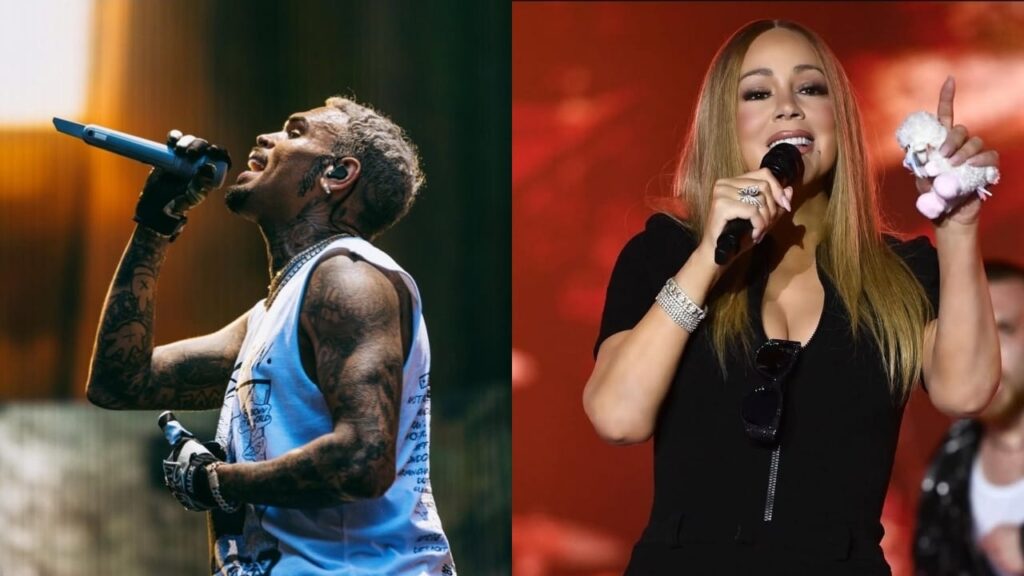Chris Brown e Mariah Carey seguem na lista da Billboard Hot 100