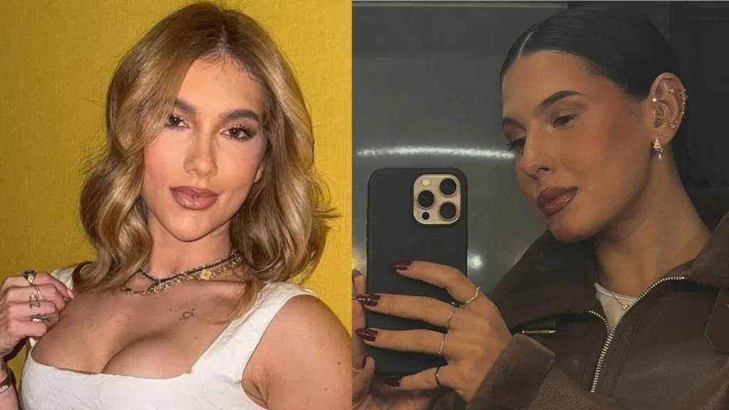 Ana Castela à direita e Virgínia à esquerda