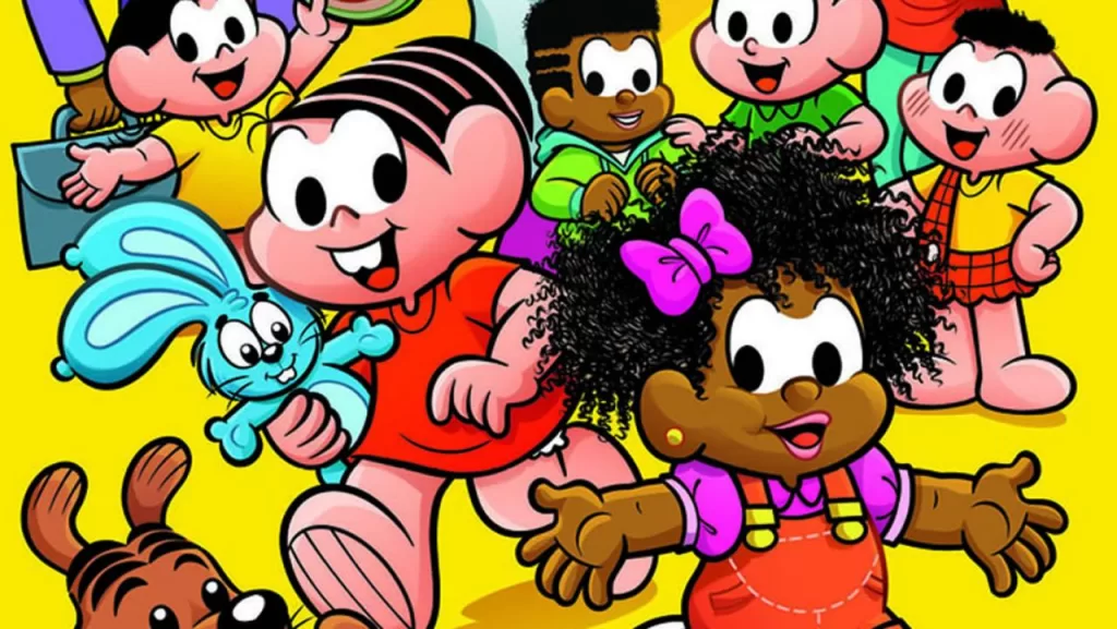 Milena lidera os personagens da Turma da Mônica