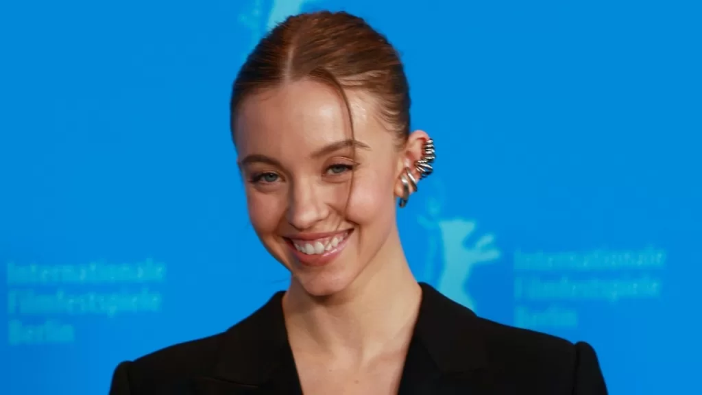 Sydney Sweeney em evento, em 2023
