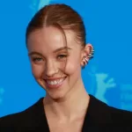Sydney Sweeney em evento, em 2023