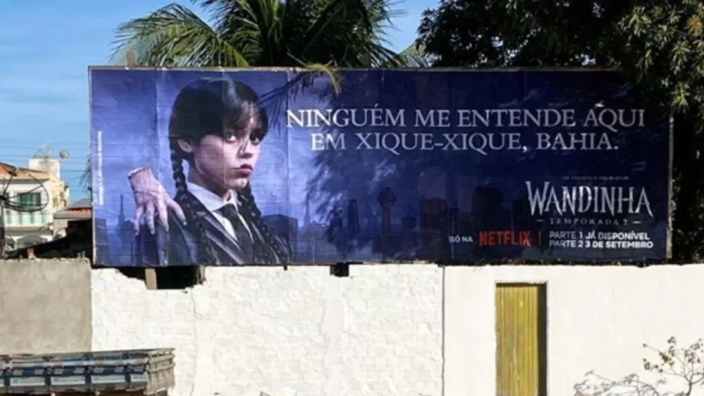 Anúncio da 2ª temporada de Wandinha pela Netflix