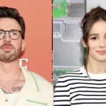 Alba Baptista e Chris Evans em publicação