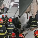 Teto de restaurante desaba após explosão, em São Paulo