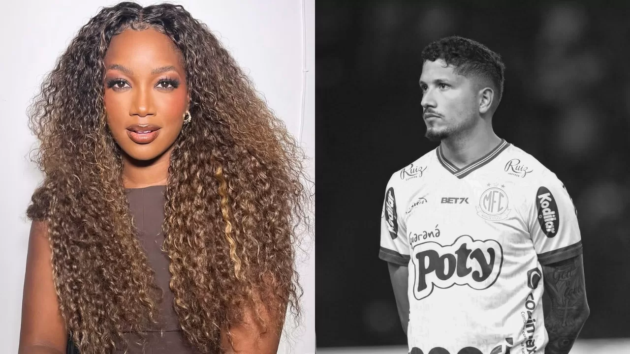 Iza e Yuri Lima em publicação