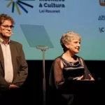 Membros do Prêmio Oceanos anunciando finalistas