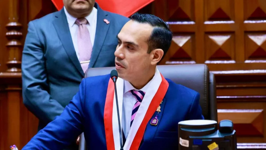 Presidente do Peru em reunião