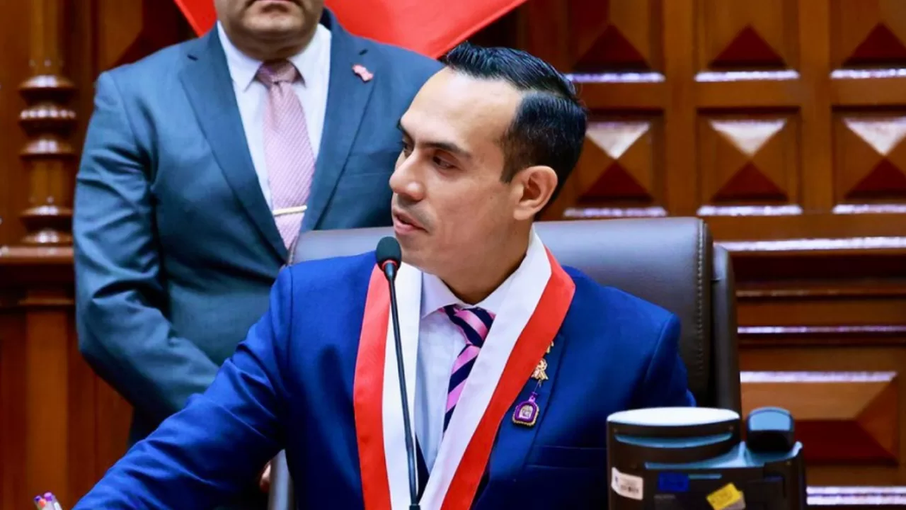 Presidente do Peru em reunião