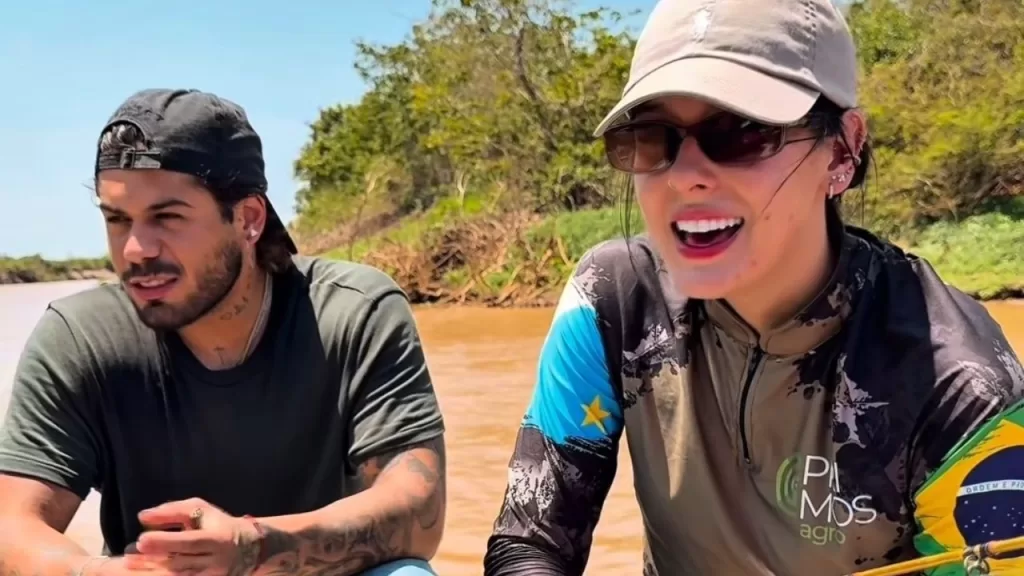Ana Castela e Zé Felipe no Pantanal
