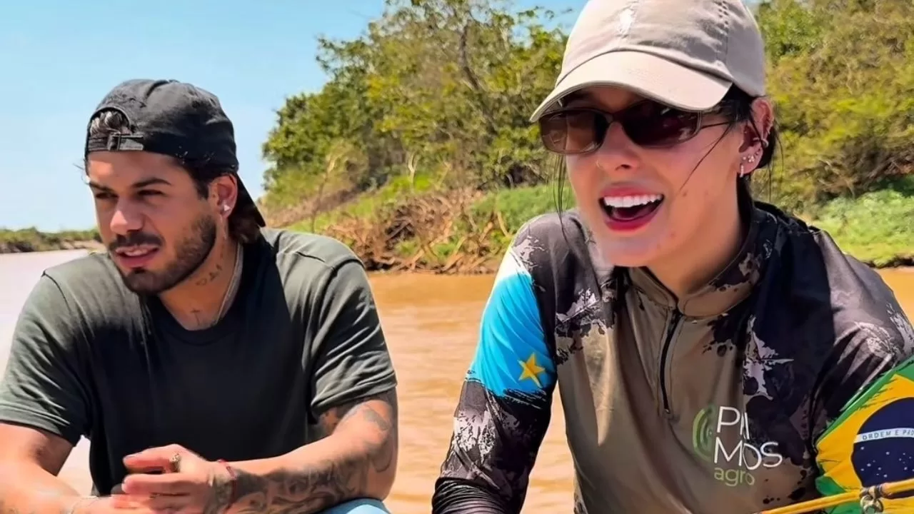 Ana Castela e Zé Felipe no Pantanal
