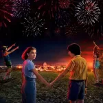 Elenco de Stranger Things em poster promocional