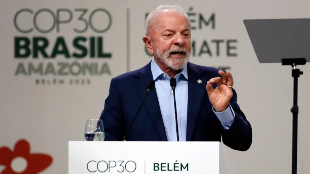 Lula convoca o mundo a reagir à crise climática