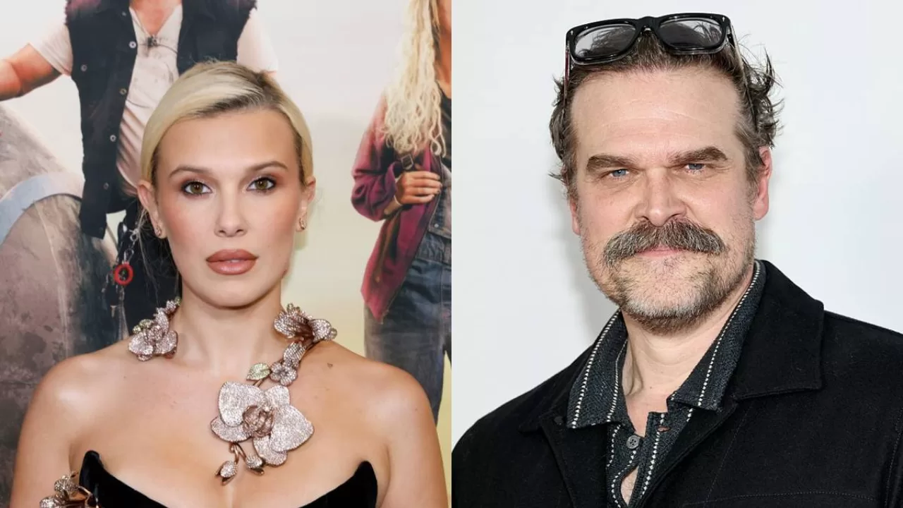 Millie Bobby Brown e David Harbour