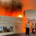 Incêndio na COP30: fogo interrompe negociações climáticas em Belém