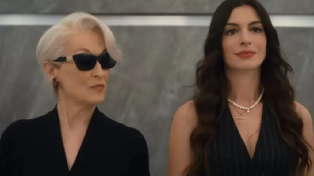 Meryl Streep ao lado da atriz Anne Hathaway no novo teaser do filme O Diabo Veste Prada 2 | Rolling Screen