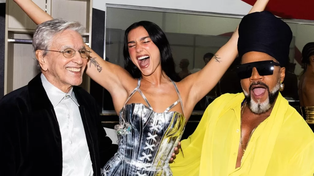 Dua Lipa, Caetano Veloso e Carlinhos Brown | Rolling Screenn