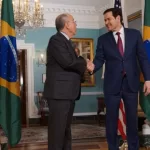 Tarifaço | Reunião entre o Secretário de Estado dos Estados Unidos, Marco Rubio e o ministro das Relações Exteriores do Brasil, Mauro Vieira.