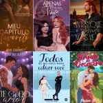 Kindle Unlimited: grid com 10 capas de romances lançados na semana, incluindo fantasia, dark romance, contemporâneo e enemies to lovers.