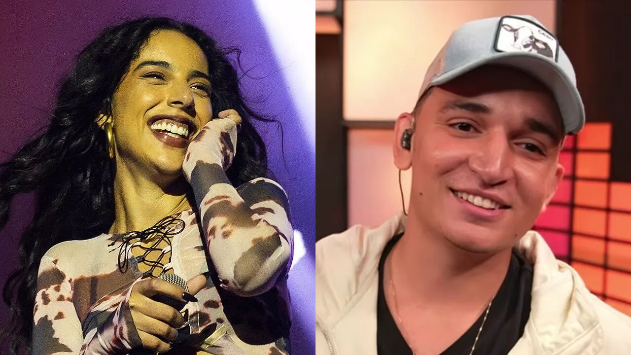 Marina Sena em apresentação ao vivo e João Gomes no canal Multishow