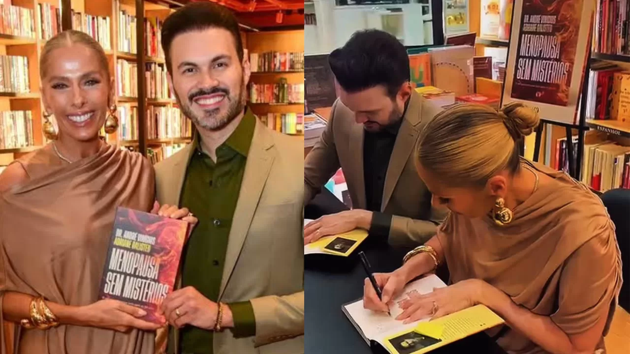 Adriane Galisteu lança livro sobre menopausa. Rolling Screenn