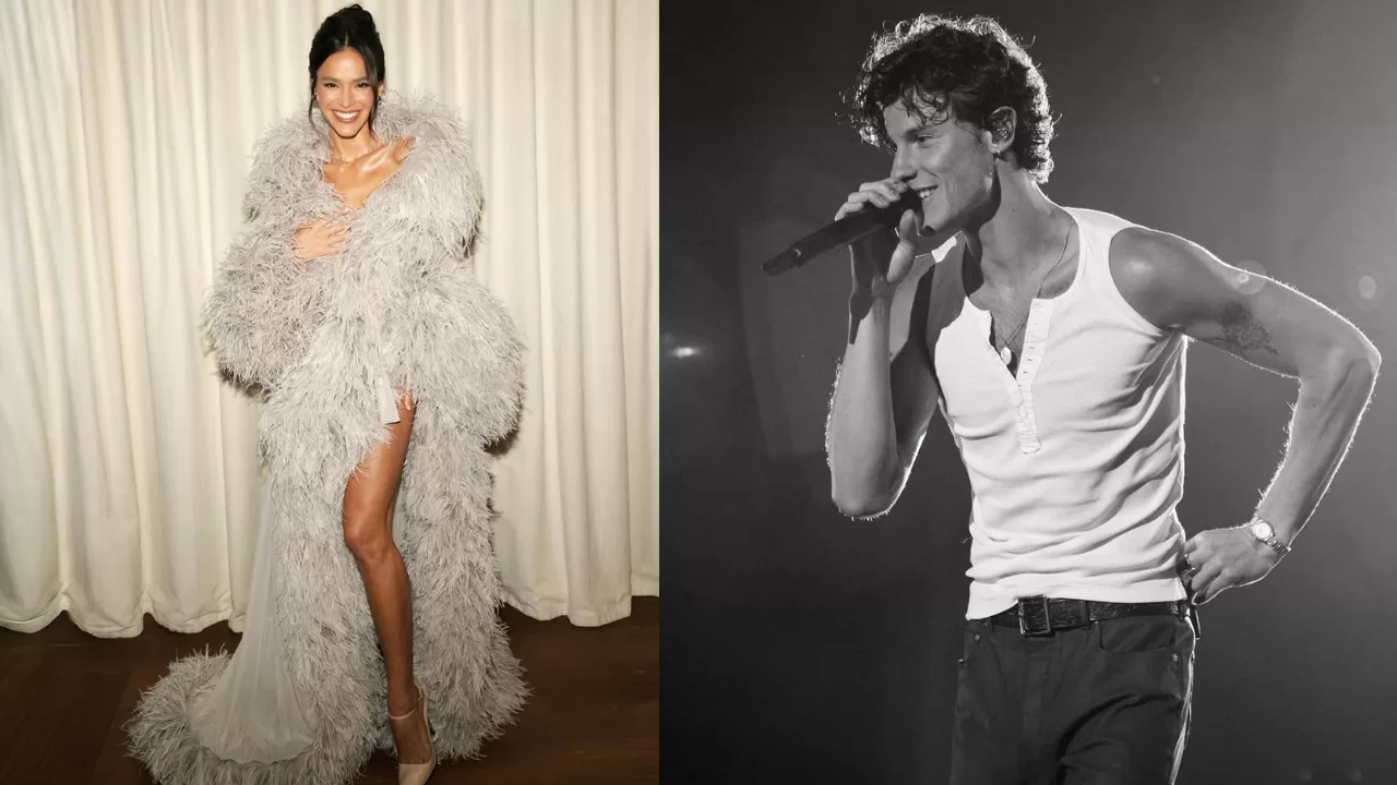 Bruna Marquezine e Shawn Mendes aparecem juntos no Rio. Rolling Screenn