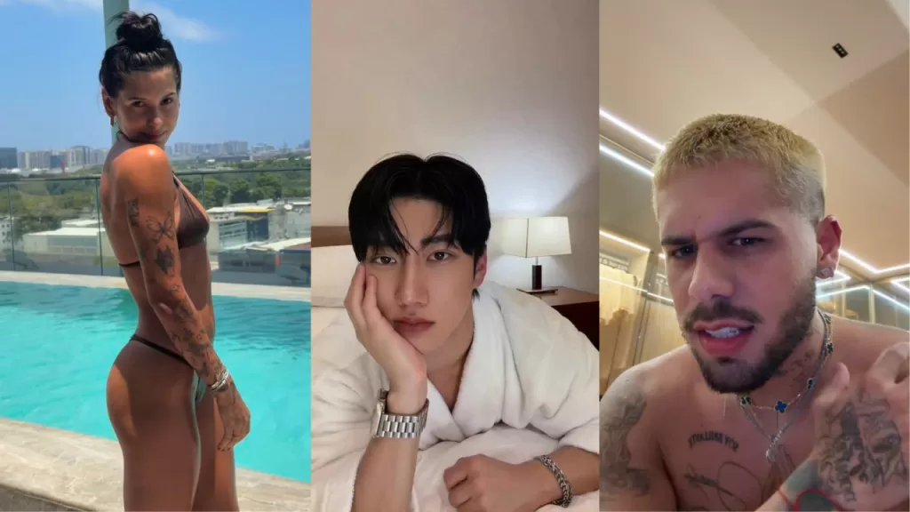 Ana Castela vira assunto após cantada de coreano e reação de Zé Felipe. Rolling Screenn