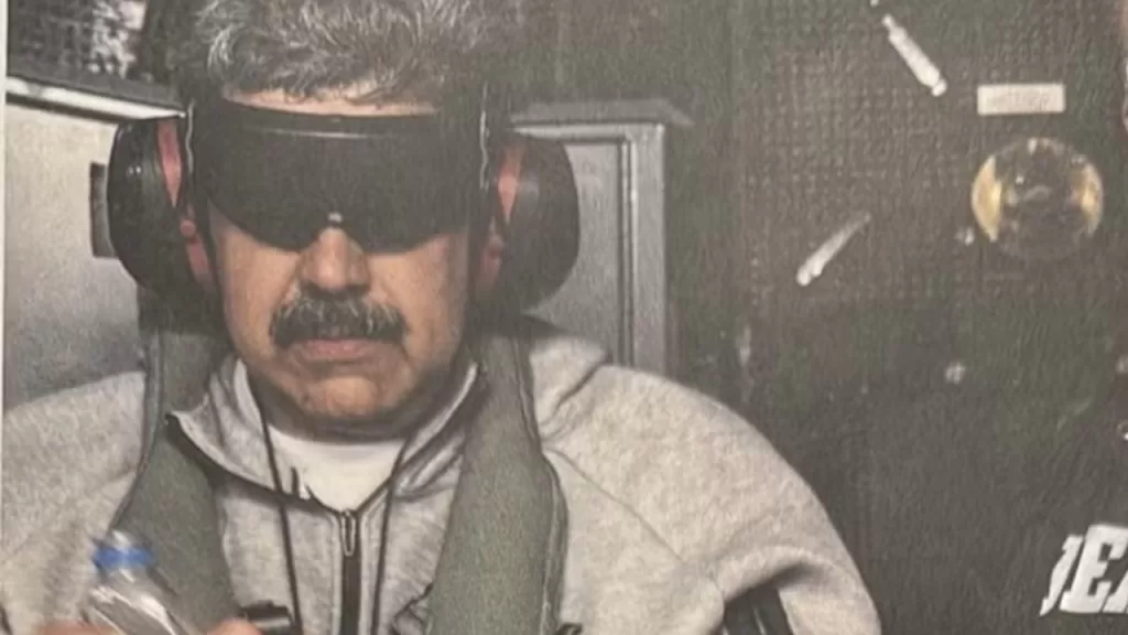 Donald Trump divulga a primeira imagem de Nicolás maduro preso