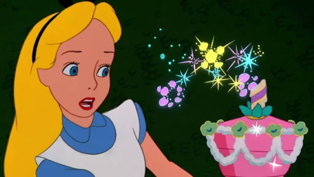 Alice no País das Maravilhas, trecho do filme de 1951 da Disney