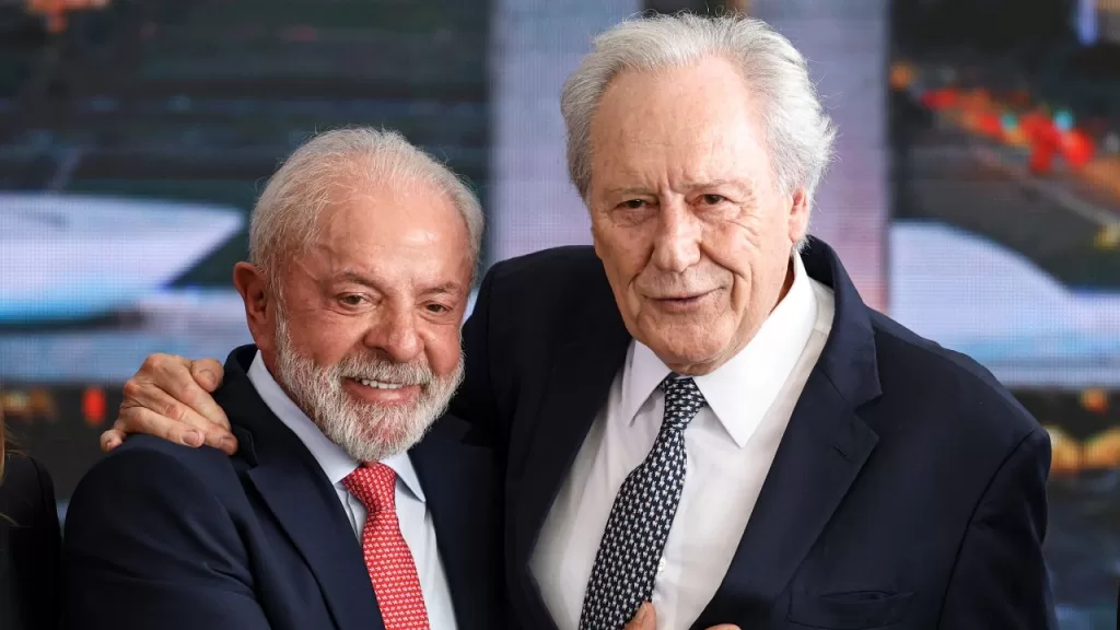 Presidente Luiz Inácio Lula da Silva e Ricardo Lewandowski