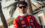 Piloto da Ferrari Charles Leclerc